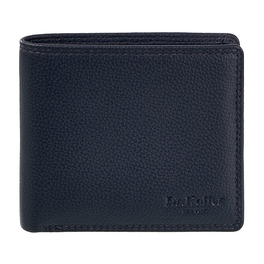 Портмоне Dr.Koffer из натуральной кожи синее