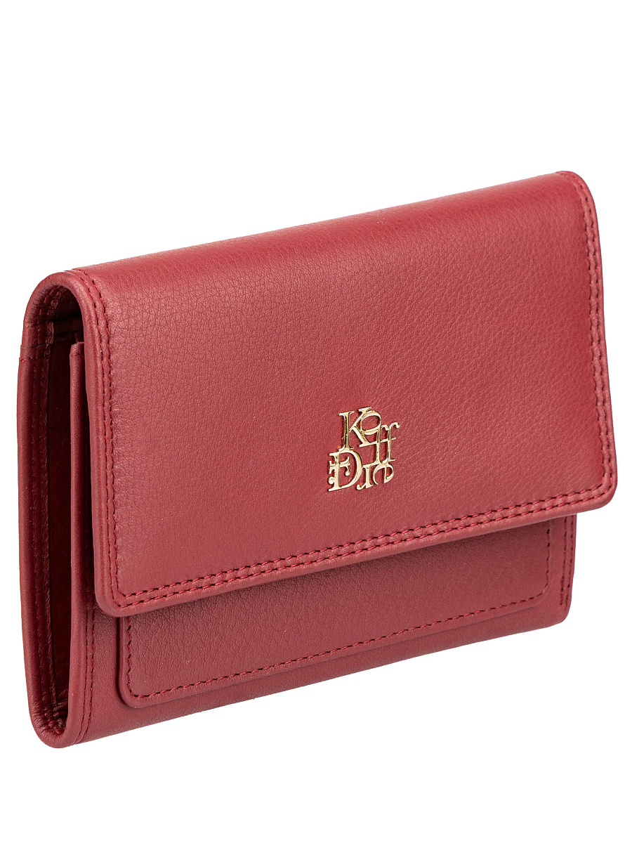 Портмоне Dr.Koffer из натуральной кожи черное