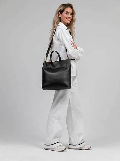 Женская сумка Dr.Koffer из натуральной кожи темно-коричневая