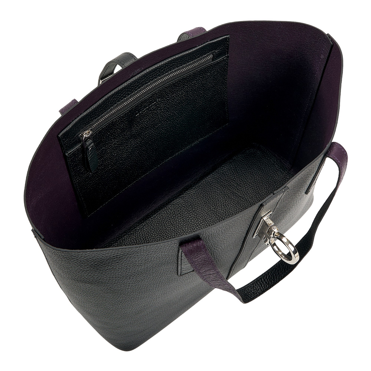 Женская сумка Dr. Koffer из натуральной кожи черная