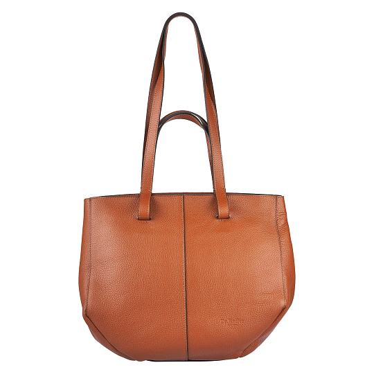 Женская сумка Dr. Koffer из натуральной кожи коричневая