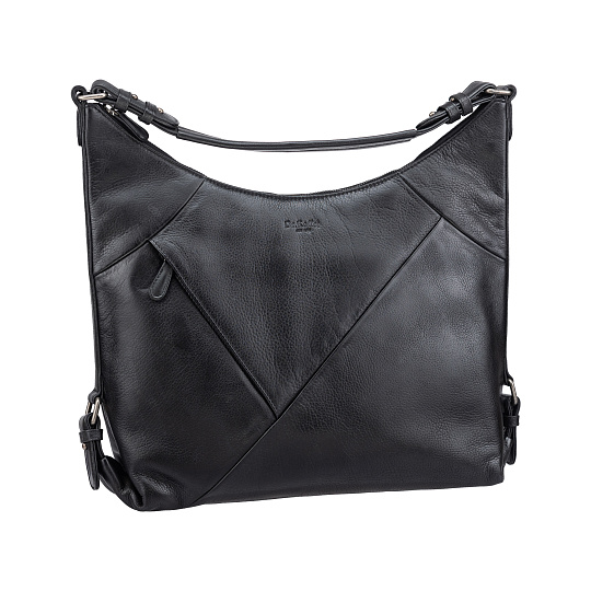 Женская сумка Dr.Koffer из натуральной кожи чёрная