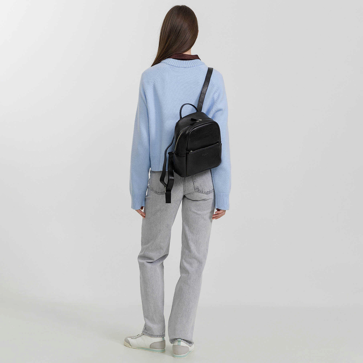 Рюкзак Dr.Koffer из натуральной кожи черный