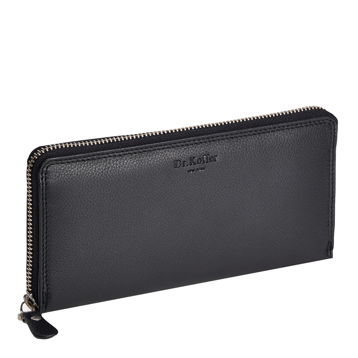 Портмоне Dr.Koffer из натуральной кожи черное
