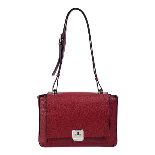 Женская сумка Dr. Koffer из натуральной кожи красная