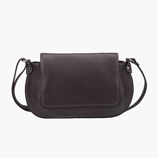 Женская сумка Dr.Koffer из натуральной кожи коричневая