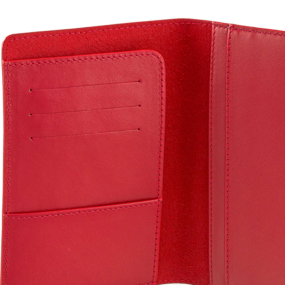 Обложка для паспорта Dr.Koffer из натуральной кожи красная