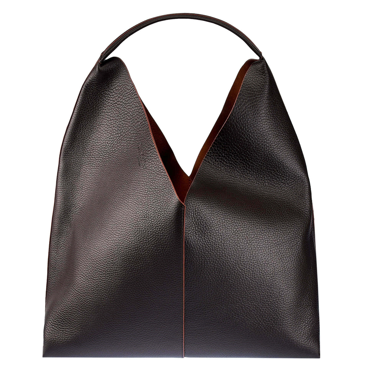 Женская сумка Dr.Koffer из натуральной кожи коричневая