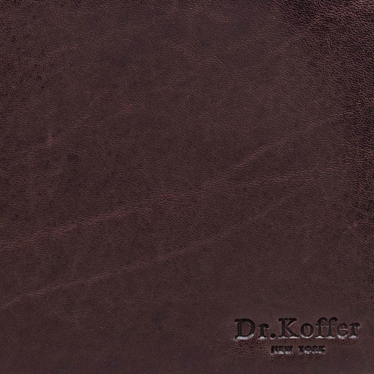 Портмоне Dr.Koffer из натуральной кожи коричневое