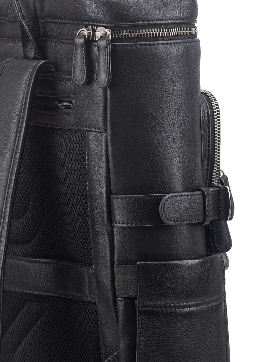 Рюкзак Dr. Koffer из натуральной кожи черный