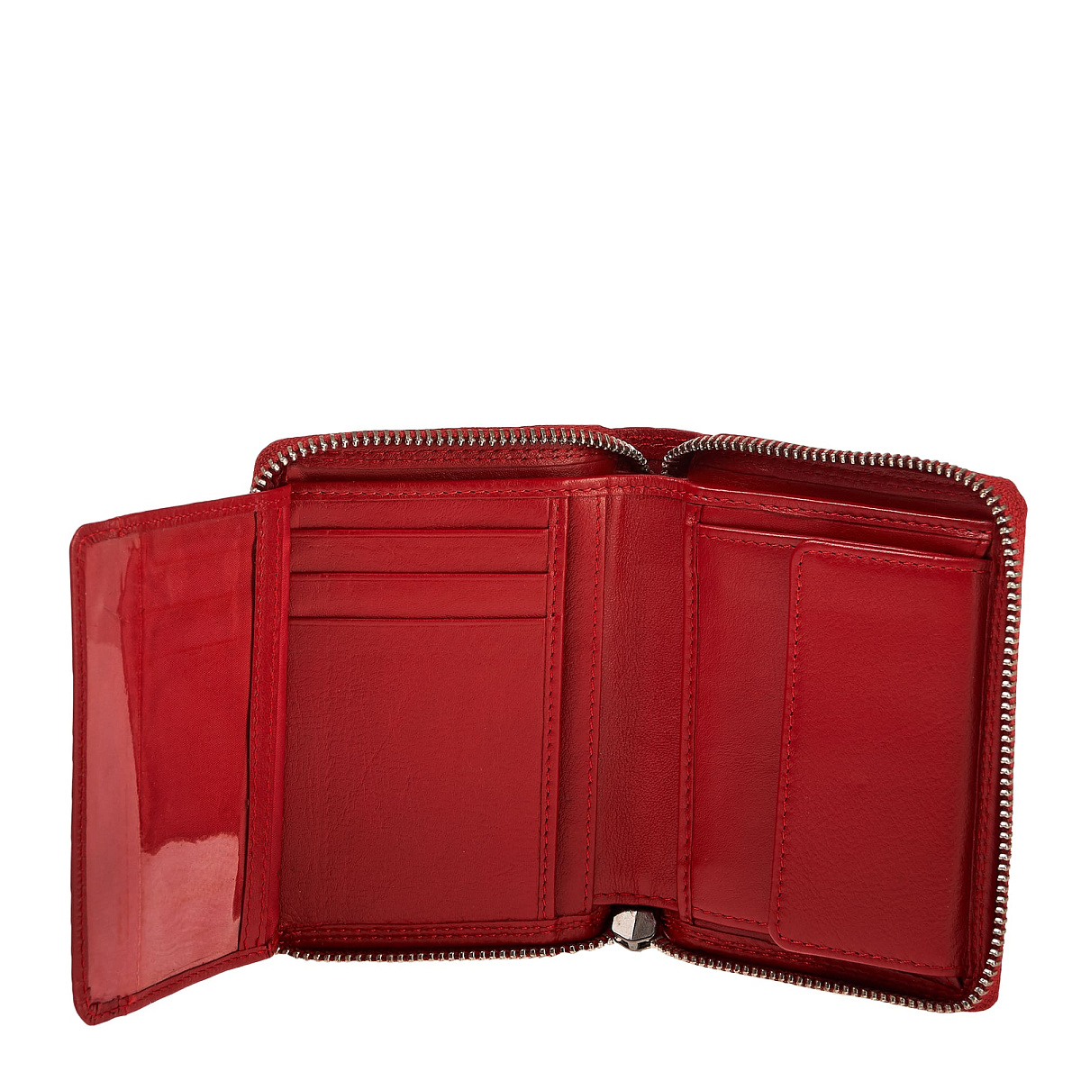 Портмоне Dr.Koffer из натуральной кожи красное