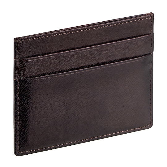 Кредитница Dr.Koffer из натуральной кожи коричневая