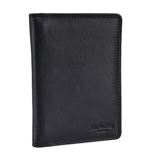 Портмоне Dr.Koffer из натуральной кожи черное