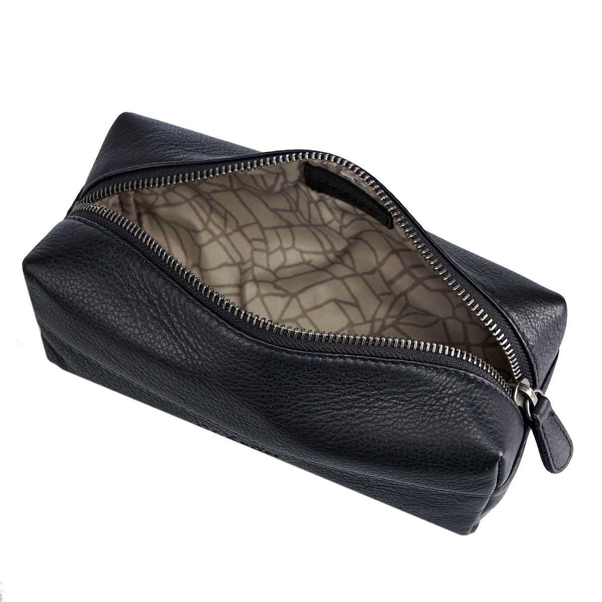 Несессер Dr. Koffer из натуральной кожи черный