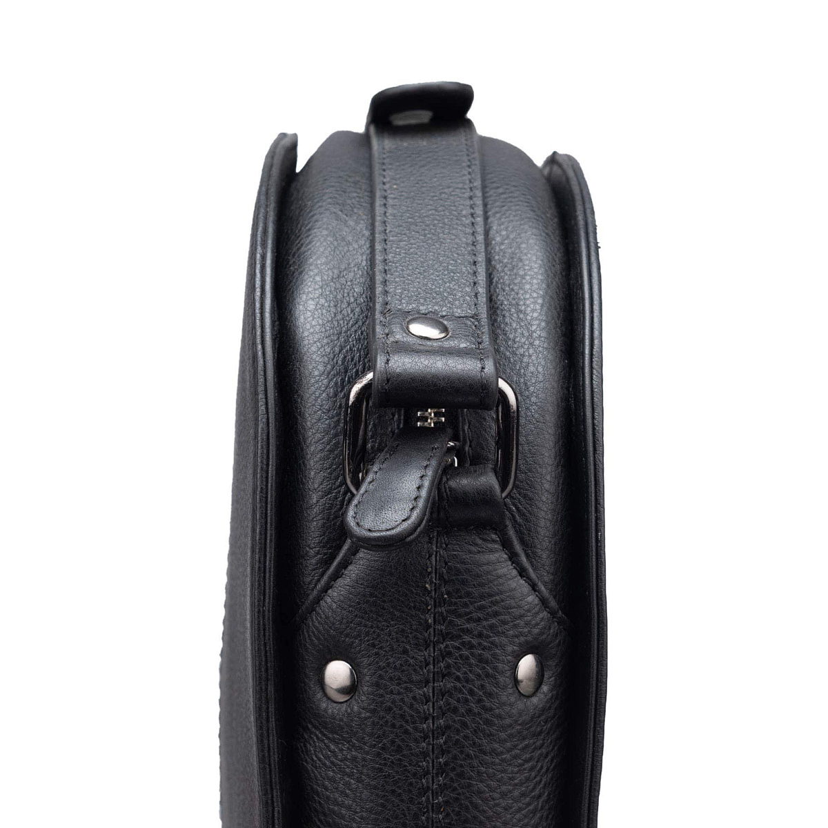 Женская сумка Dr.Koffer из натуральной кожи чёрная