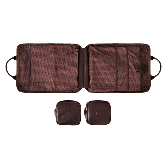 Рюкзак Dr.Koffer из натуральной кожи темно-коричневый