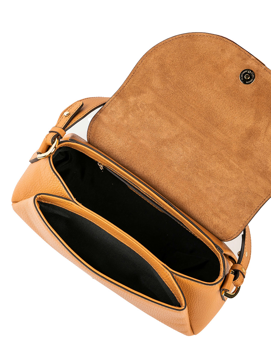 Женская сумка Dr. Koffer из натуральной кожи коричневая