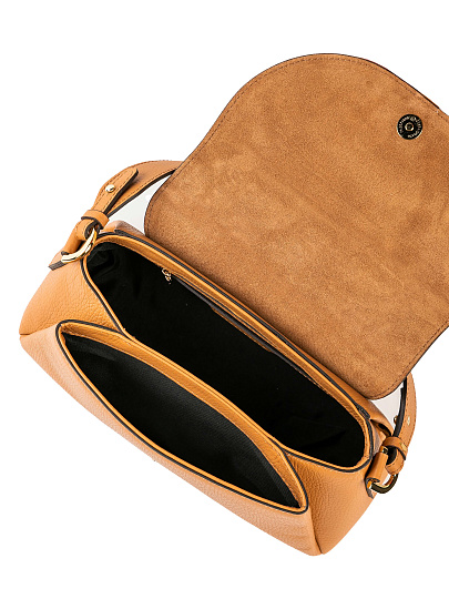 Женская сумка Dr. Koffer из натуральной кожи коричневая