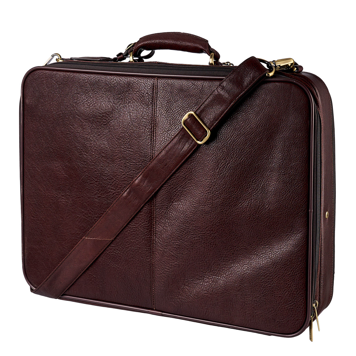 Сумка дорожная портплед Dr.Koffer из натуральной кожи