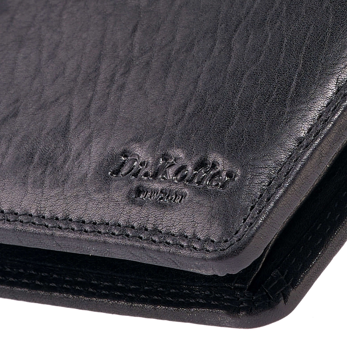 Портмоне Dr.Koffer из натуральной кожи черное