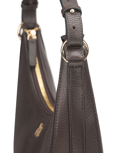 Женская сумка Dr. Koffer из натуральной кожи коричневая