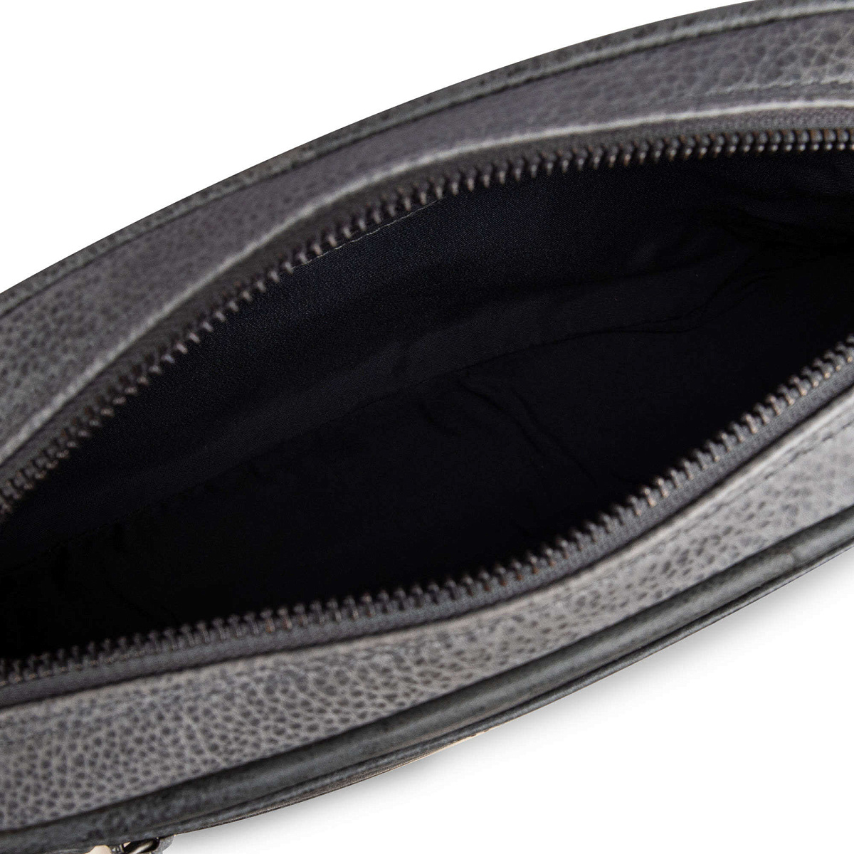 Сумка через плечо Dr.Koffer из натуральной кожи серая