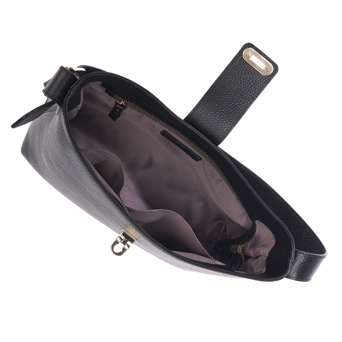 Женская сумка Dr. Koffer из натуральной кожи черная