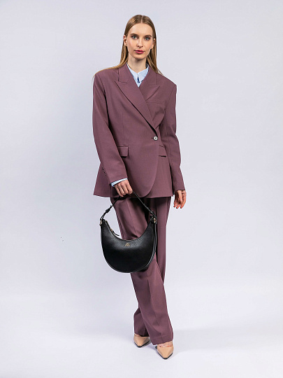 Женская сумка Dr. Koffer из натуральной кожи черная