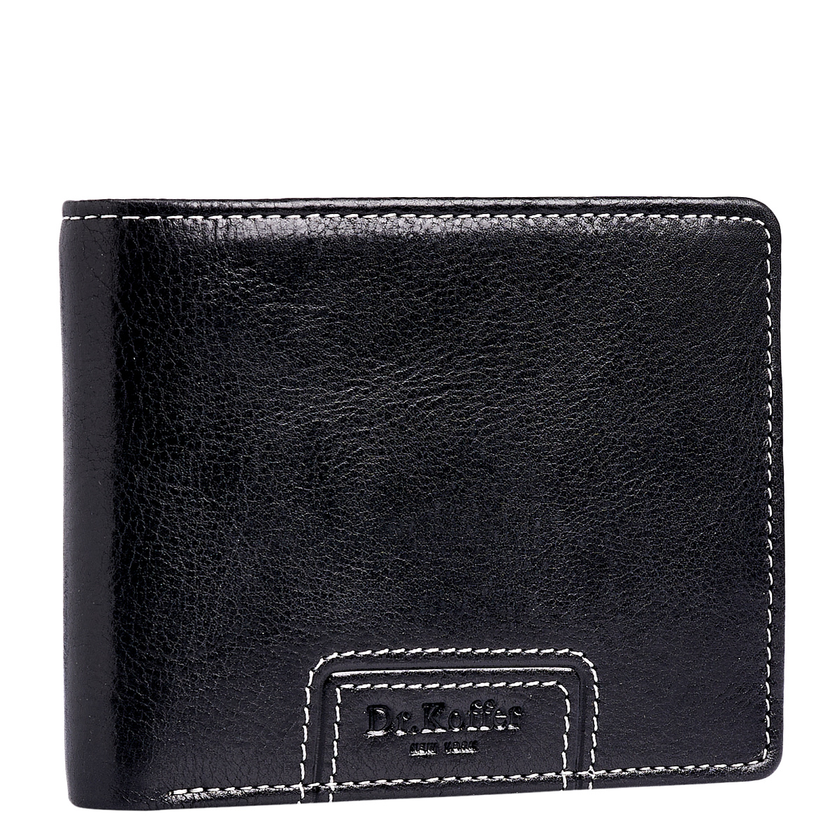 Портмоне Dr.Koffer из натуральной кожи черное