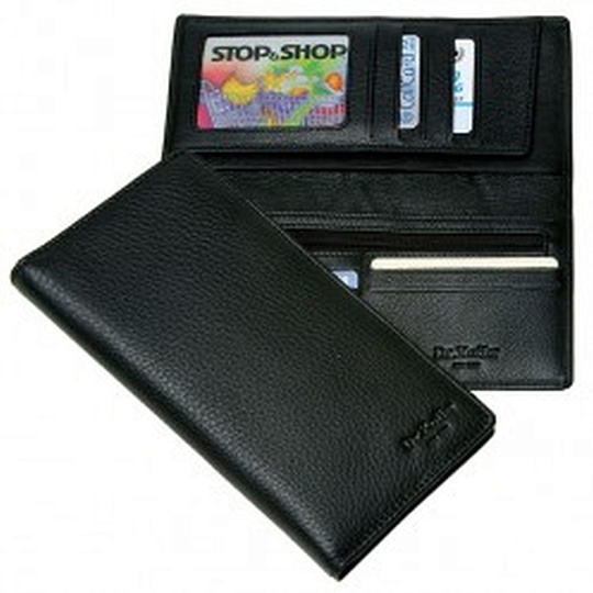 Портмоне Dr.Koffer из натуральной кожи черное