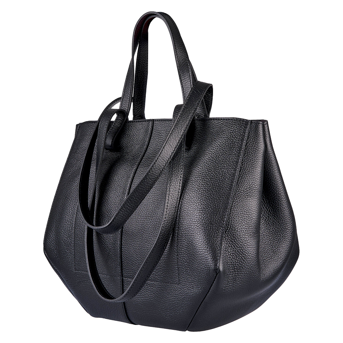 Женская сумка Dr. Koffer из натуральной кожи черная