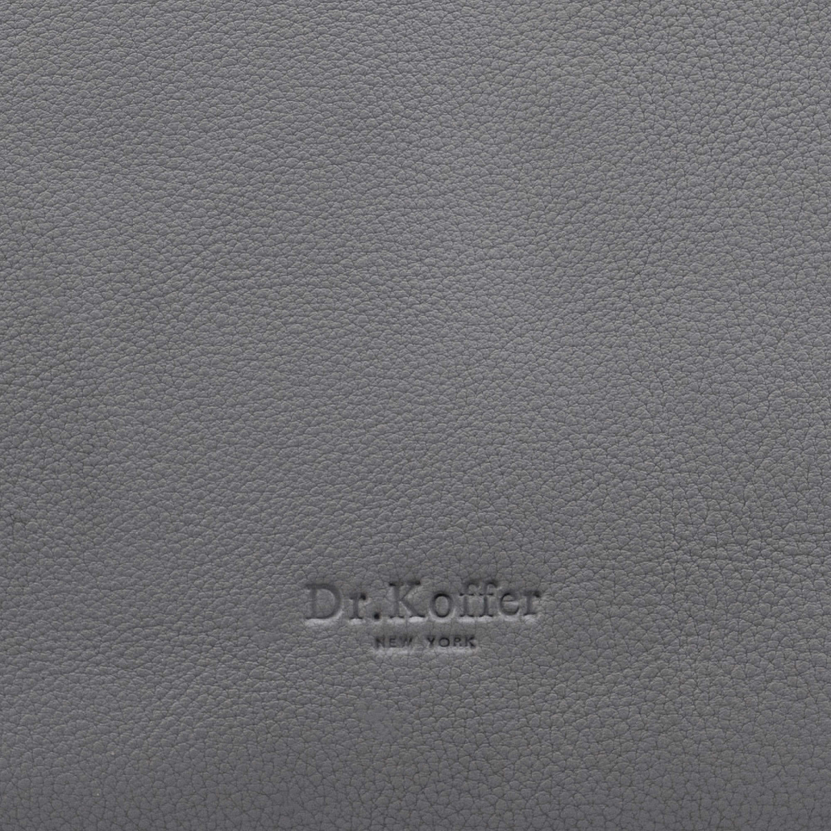 Женская сумка Dr.Koffer из натуральной кожи серая