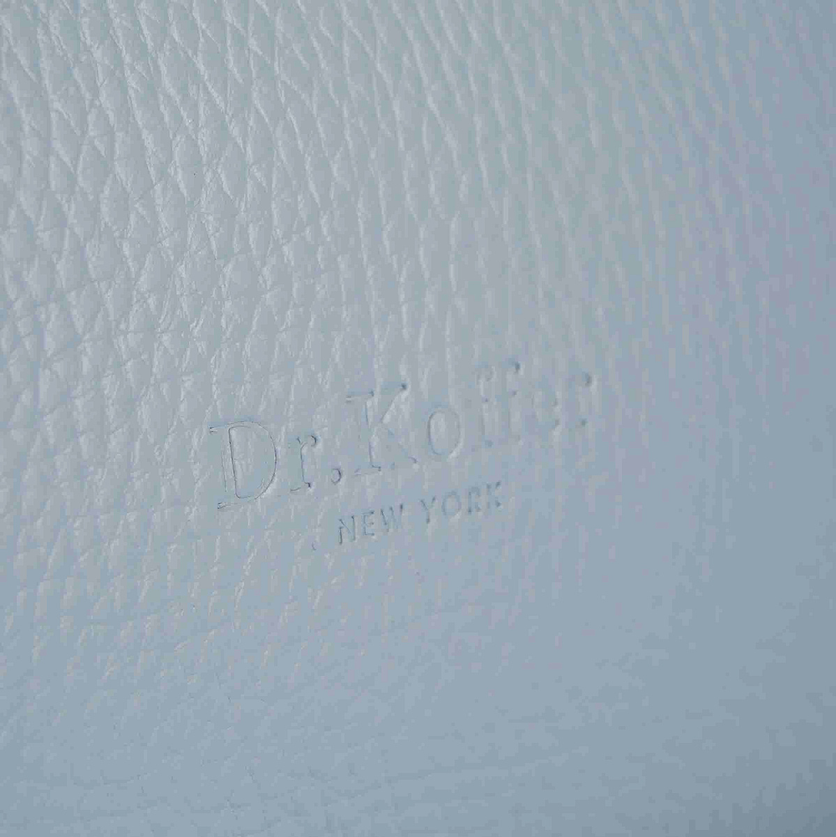 Женская сумка Dr. Koffer из натуральной кожи голубая