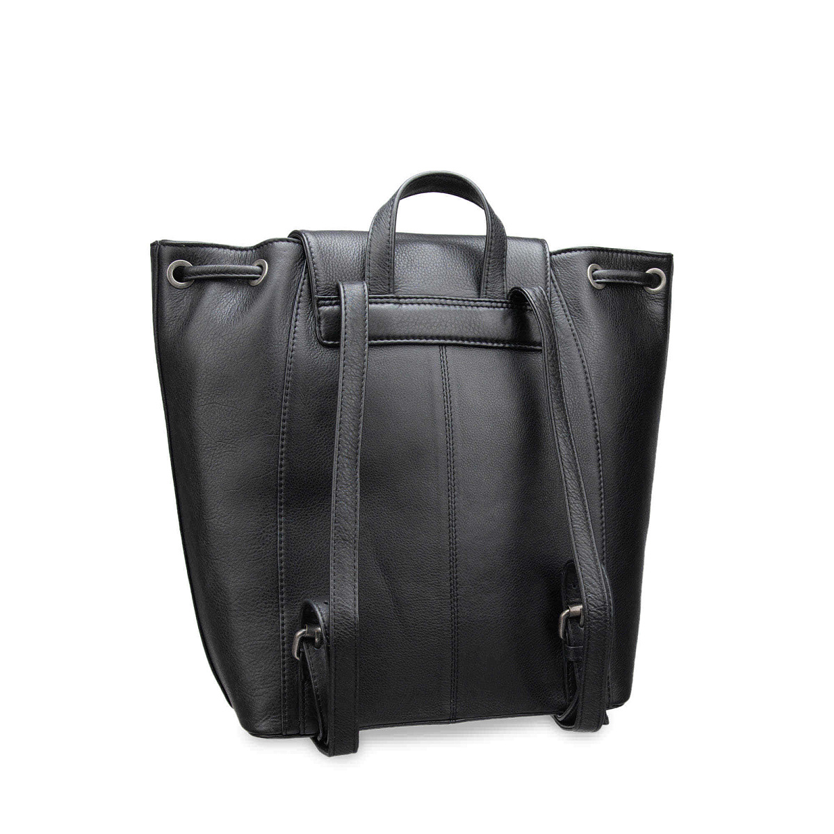 Рюкзак Dr.Koffer из натуральной кожи черный