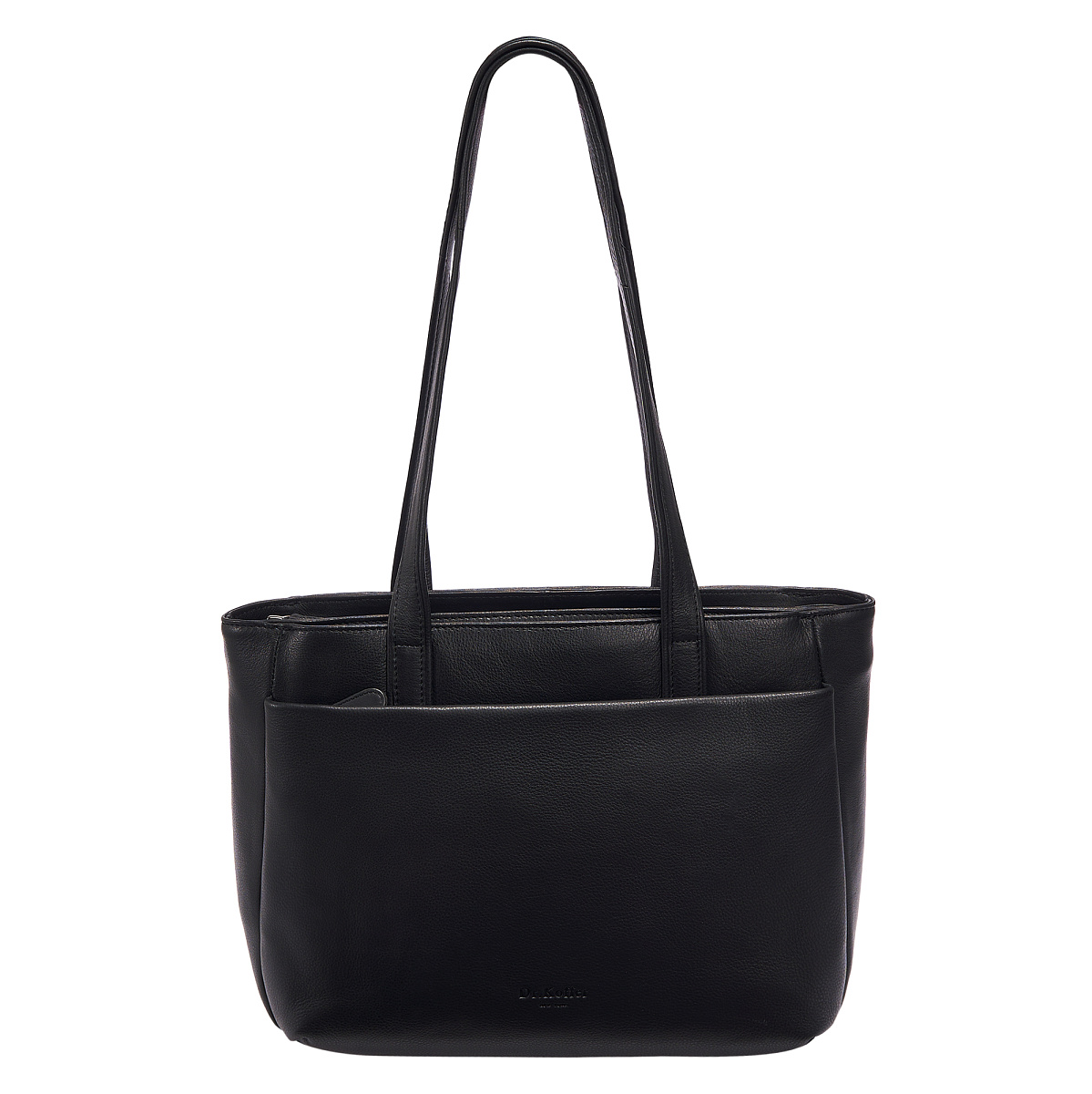 Женская сумка Dr.Koffer из натуральной кожи чёрная