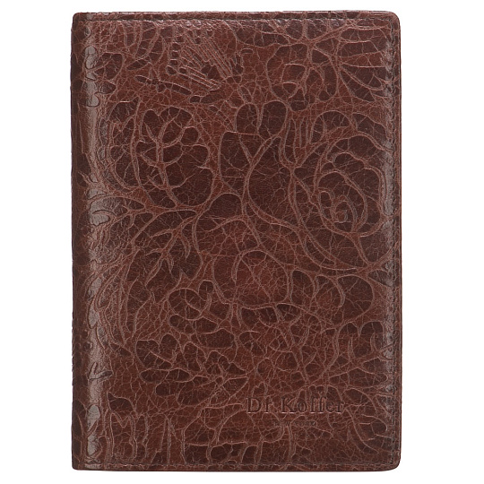 Обложка для паспорта/автодок из натуральной кожи Dr. Koffer