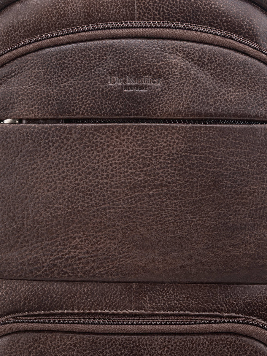 Рюкзак Dr. Koffer из натуральной кожи коричневый