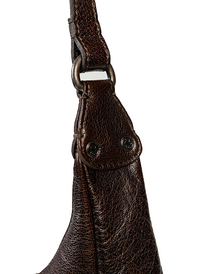 Женская сумка Dr.Koffer из натуральной кожи коричневая