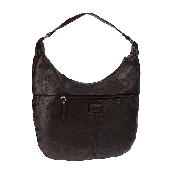 Сумка через плечо Dr.Koffer из натуральной кожи коричневая