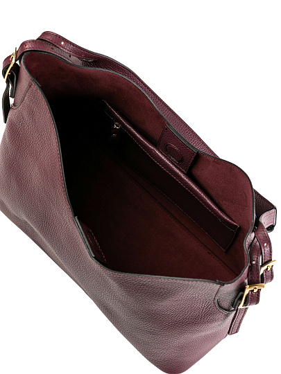 Женская сумка Dr.Koffer из натуральной кожи бордовая