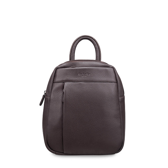 Рюкзак Dr.Koffer из натуральной кожи темно-коричневый