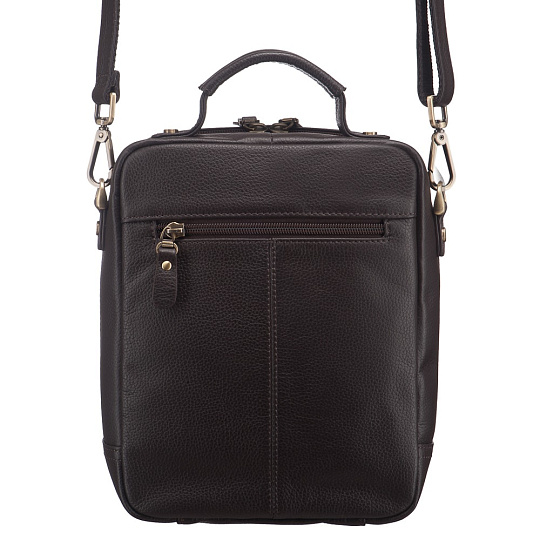 Сумка через плечо Dr.Koffer из натуральной кожи коричневая