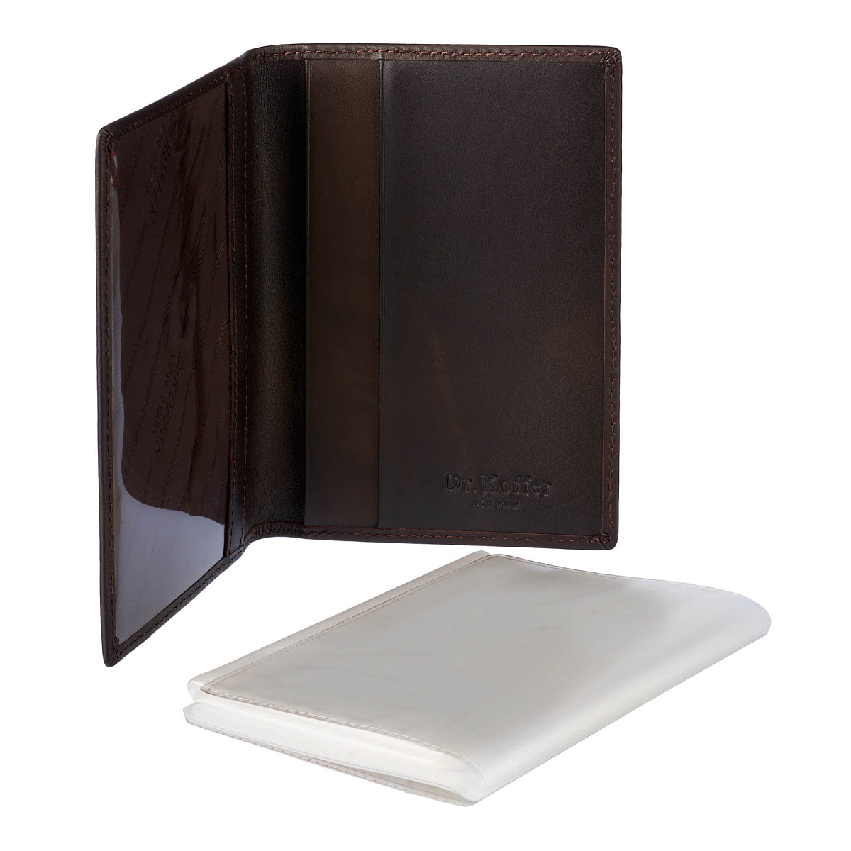 Обложка для автодокументов из натуральной кожи Dr. Koffer