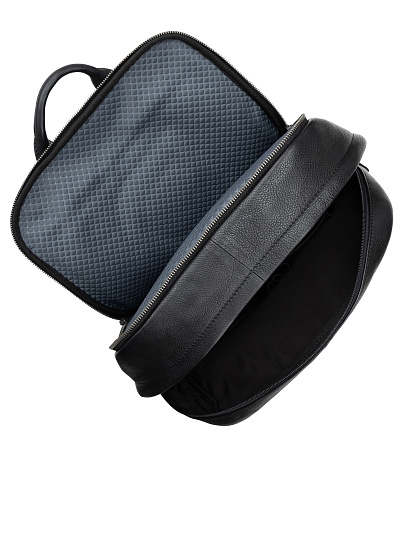 Рюкзак Dr. Koffer из натуральной кожи черный