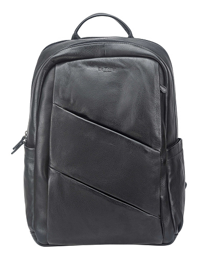 Рюкзак Dr. Koffer из натуральной кожи черный