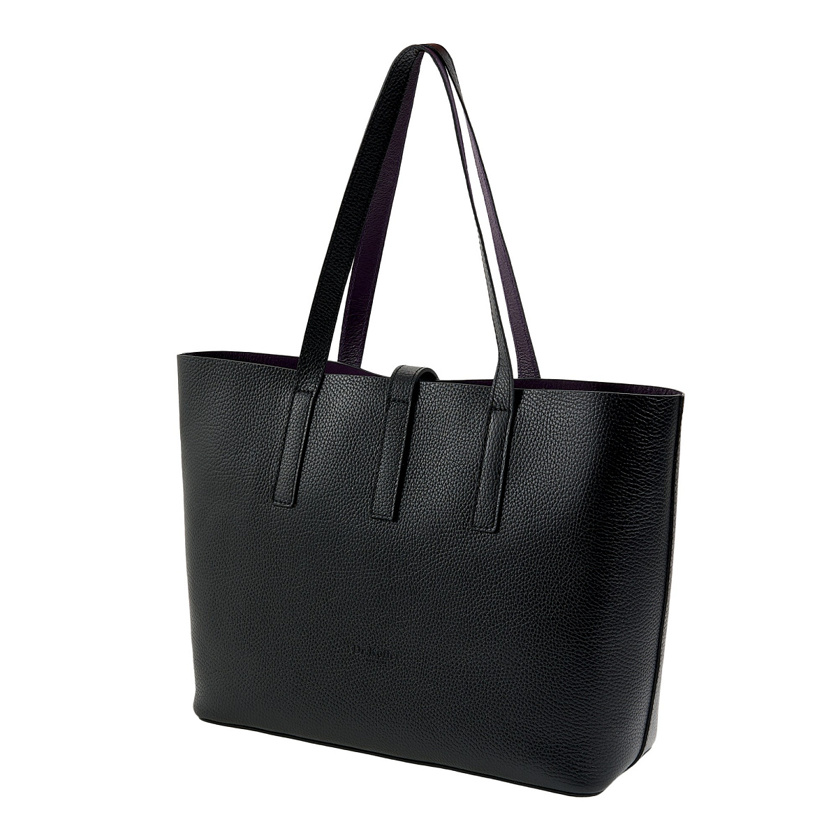 Женская сумка Dr. Koffer из натуральной кожи черная