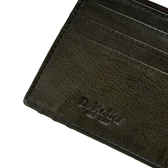 Кредитница Dr.Koffer из натуральной кожи коричневая