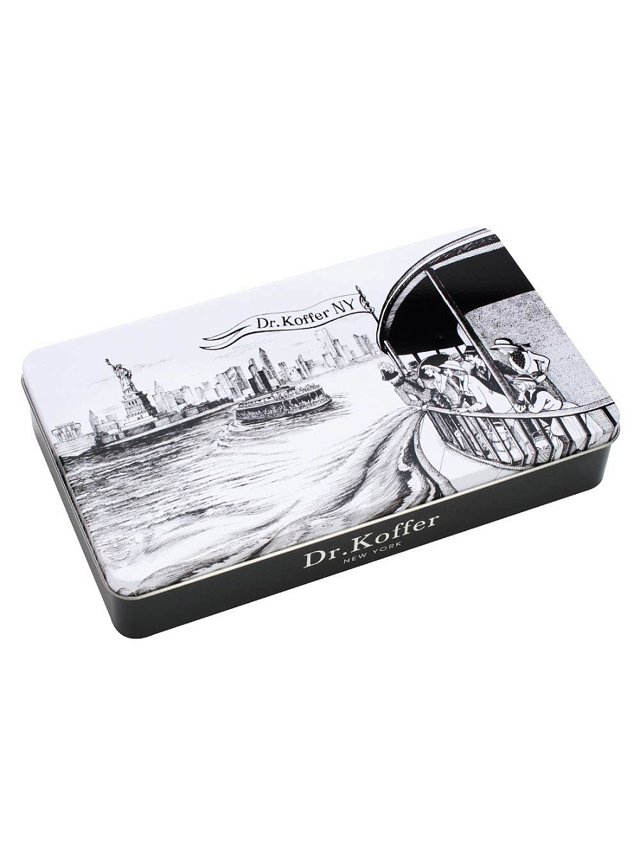 Портмоне Dr.Koffer из натуральной кожи черное