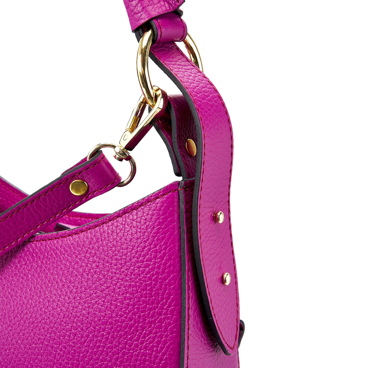 Женская сумка Dr. Koffer из натуральной кожи розовая