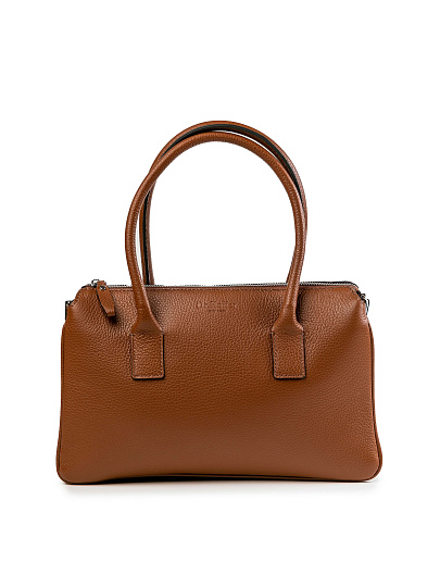 Женская сумка Dr.Koffer из натуральной кожи коричневая